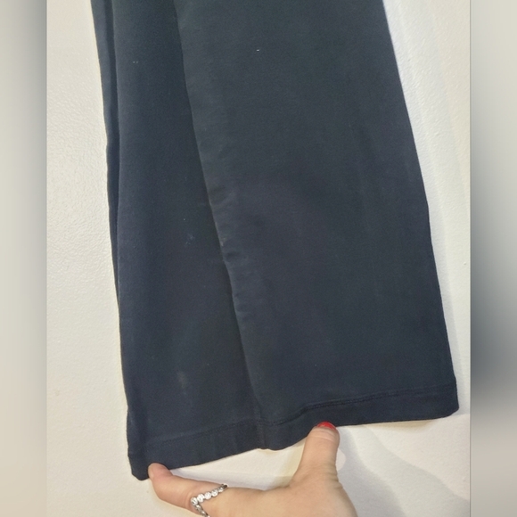 Lululemon Flareleg Pants Drawstring Waist Side Panel Long Legs Big Hip Logo - Picture 2 of 16